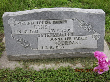 PARKER ERNST, VIRGINIA LOUISE - Dallas County, Iowa | VIRGINIA LOUISE PARKER ERNST 