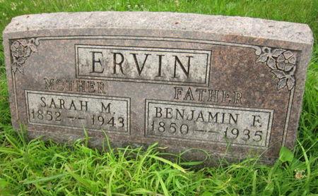 ERVIN, BENJAMIN F - Dallas County, Iowa | BENJAMIN F ERVIN 