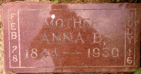 EVELAND, ANNA B - Dallas County, Iowa | ANNA B EVELAND 