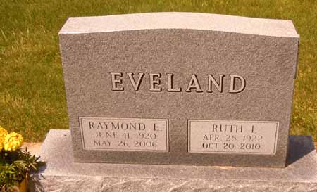 EVELAND, RUTH I - Dallas County, Iowa | RUTH I EVELAND 