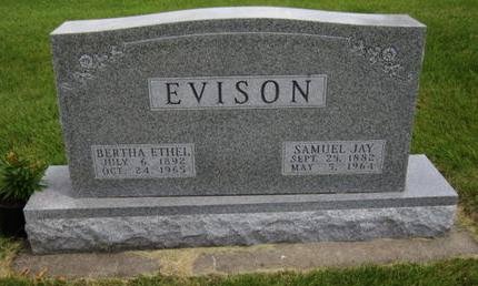 EVISON, SAMUEL JAY - Dallas County, Iowa | SAMUEL JAY EVISON 