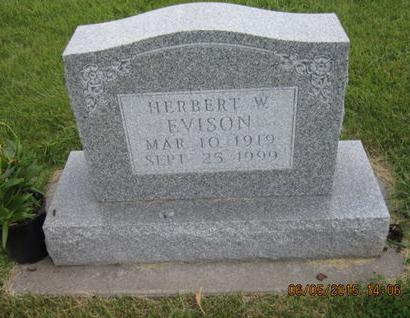 EVISON, HERBERT W - Dallas County, Iowa | HERBERT W EVISON 