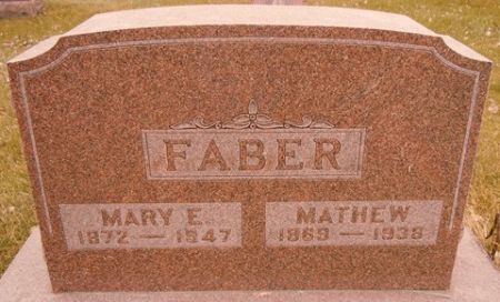 FABER, MARY E. - Dallas County, Iowa | MARY E. FABER 