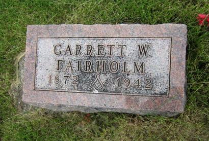 FAIRHOLM, GARRETT W - Dallas County, Iowa | GARRETT W FAIRHOLM 