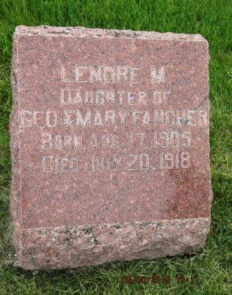FANCHER, LENORE M - Dallas County, Iowa | LENORE M FANCHER 