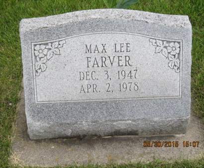 FARVER, MAX LEE - Dallas County, Iowa | MAX LEE FARVER 