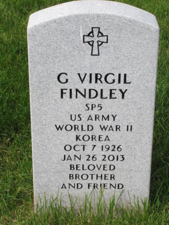 FINDLEY, G VIRGIL - Dallas County, Iowa | G VIRGIL FINDLEY 