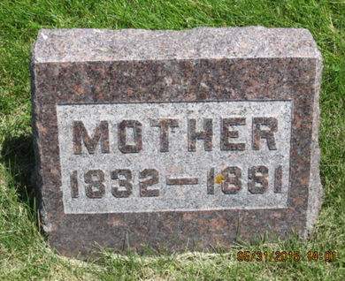 FINICUM, MOTHER - Dallas County, Iowa | MOTHER FINICUM 