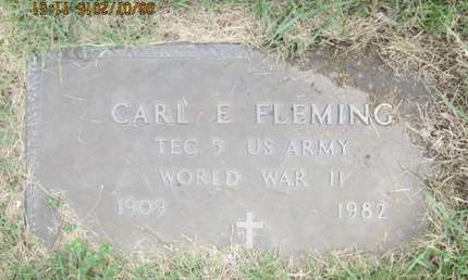 FLEMING, CARL E - Dallas County, Iowa | CARL E FLEMING 