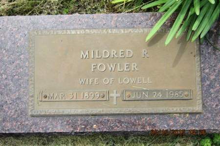 FOWLER, MILDRED R - Dallas County, Iowa | MILDRED R FOWLER 