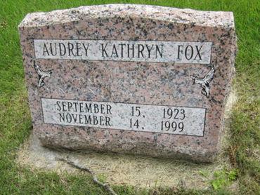 FOX, AUDREY KATHRYN - Dallas County, Iowa | AUDREY KATHRYN FOX 