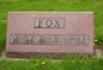 FOX, LUELLA R. - Dallas County, Iowa | LUELLA R. FOX 