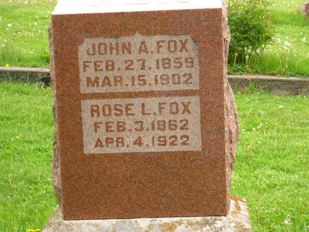 FOX, JOHN A. - Dallas County, Iowa | JOHN A. FOX 