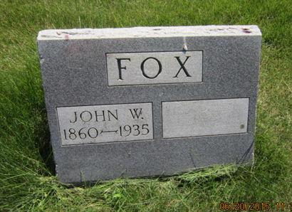 FOX, JOHN W - Dallas County, Iowa | JOHN W FOX 
