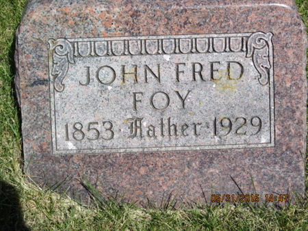 FOY, JOHN FRED - Dallas County, Iowa | JOHN FRED FOY 