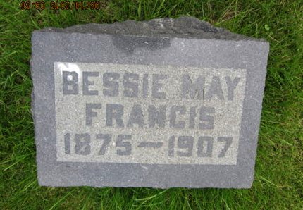 FRANCIS, BESSIE MAY - Dallas County, Iowa | BESSIE MAY FRANCIS 