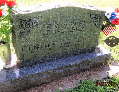 FRANZ, AUGUST G - Dallas County, Iowa | AUGUST G FRANZ 