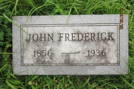 FREDERICK, JOHN - Dallas County, Iowa | JOHN FREDERICK 