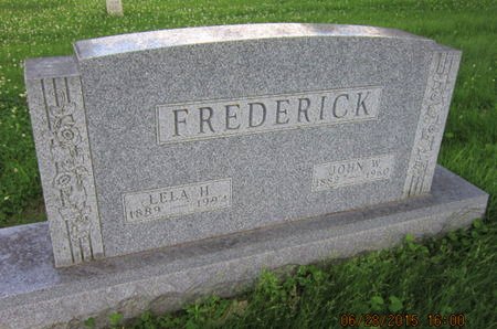FREDERICK, JOHN W - Dallas County, Iowa | JOHN W FREDERICK 