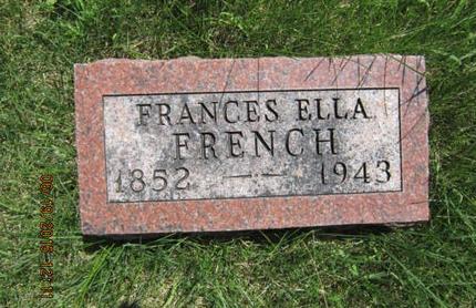 FRENCH, FRANCES ELLA - Dallas County, Iowa | FRANCES ELLA FRENCH 