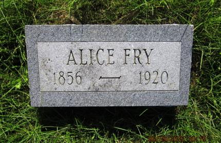 FRY, ALICE - Dallas County, Iowa | ALICE FRY 