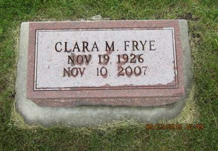FRYE, CLARA M - Dallas County, Iowa | CLARA M FRYE 