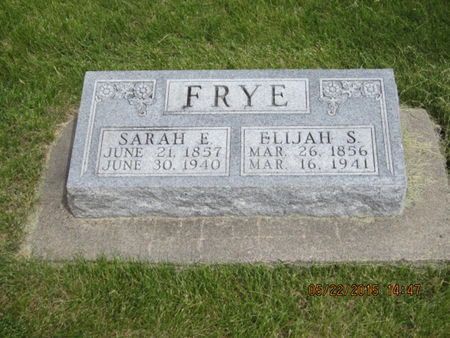 FRYE, SARAH E - Dallas County, Iowa | SARAH E FRYE 
