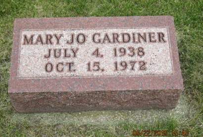 GARDINER, MARY JO - Dallas County, Iowa | MARY JO GARDINER 
