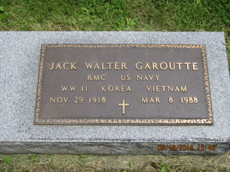 GAROUTTE, JACK WALTER - Dallas County, Iowa | JACK WALTER GAROUTTE 