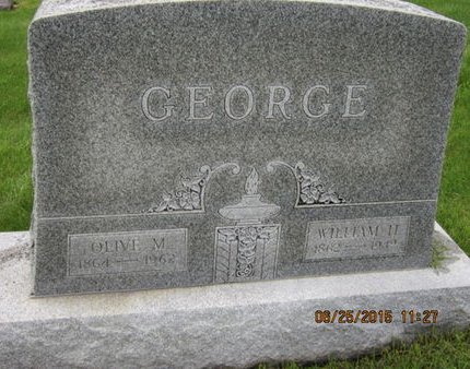 GEORGE, OLIVE M - Dallas County, Iowa | OLIVE M GEORGE 