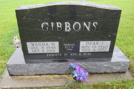GIBBONS, DEAN L - Dallas County, Iowa | DEAN L GIBBONS 