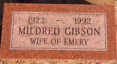 GIBSON, MILDRED - Dallas County, Iowa | MILDRED GIBSON 