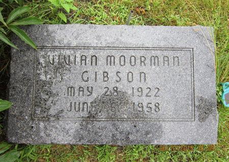 MOORMAN GIBSON, VIVIAN - Dallas County, Iowa | VIVIAN MOORMAN GIBSON 