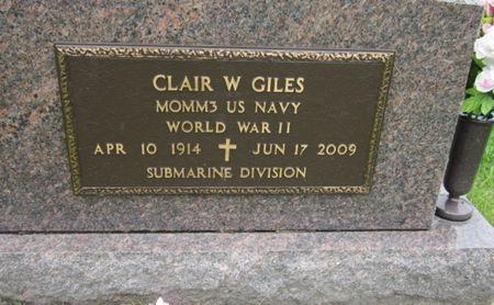 GILES, CLAIR W - Dallas County, Iowa | CLAIR W GILES 