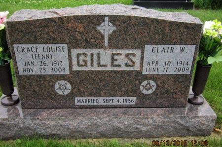 FENN GILES, GRACE LOUISE - Dallas County, Iowa | GRACE LOUISE FENN GILES 