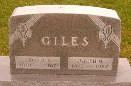 GILES, RALPH W - Dallas County, Iowa | RALPH W GILES 