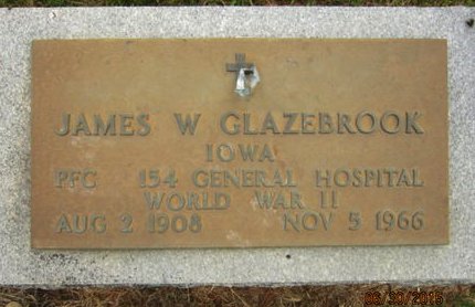 GLAZEBROOK, JAMES W - Dallas County, Iowa | JAMES W GLAZEBROOK 