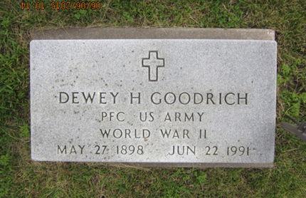 GOODRICH, DEWEY H - Dallas County, Iowa | DEWEY H GOODRICH 