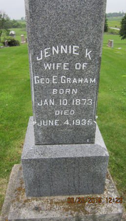 GRAHAM, JENNIE K - Dallas County, Iowa | JENNIE K GRAHAM 