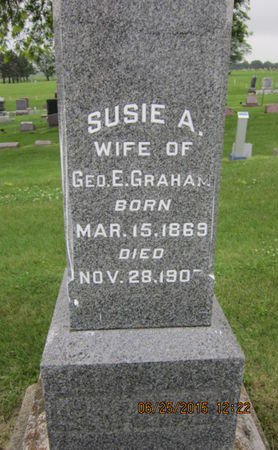 GRAHAM, SUSIE A - Dallas County, Iowa | SUSIE A GRAHAM 