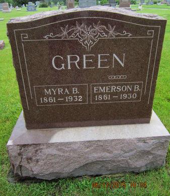 GREEN, MYRA B - Dallas County, Iowa | MYRA B GREEN 