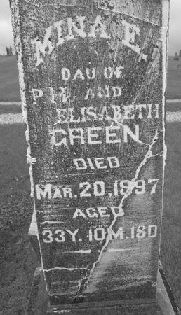 GREEN, MINA E - Dallas County, Iowa | MINA E GREEN 