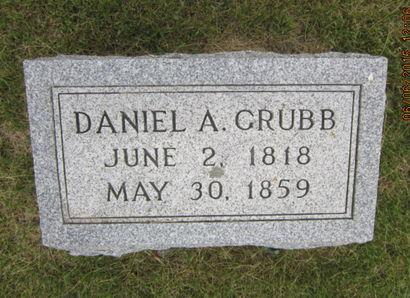 GRUBB, DANIEL A - Dallas County, Iowa | DANIEL A GRUBB 