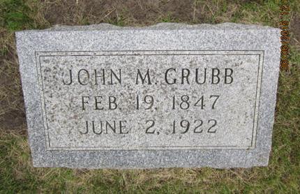GRUBB, JOHN M - Dallas County, Iowa | JOHN M GRUBB 