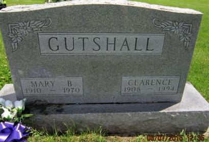 GUTSHALL, MARY B - Dallas County, Iowa | MARY B GUTSHALL 