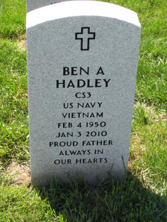 HADLEY, BEN A - Dallas County, Iowa | BEN A HADLEY 