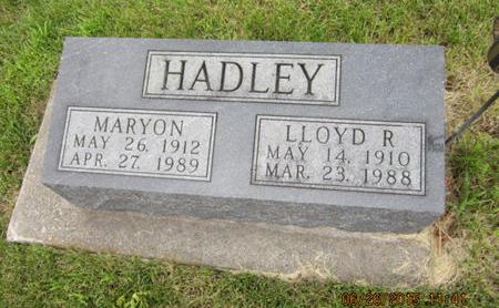 HADLEY, LLOYD R - Dallas County, Iowa | LLOYD R HADLEY 