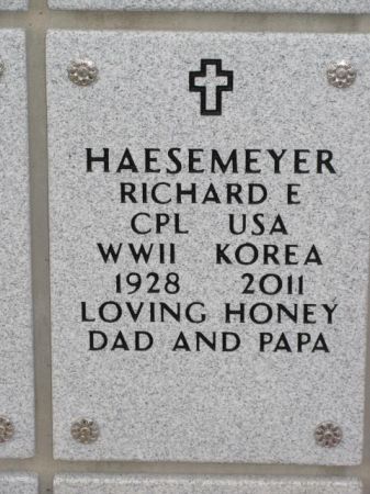 HAESEMEYER, RICHARD E - Dallas County, Iowa | RICHARD E HAESEMEYER 
