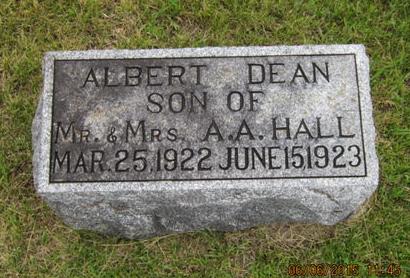 HALL, ALBERT DEAN - Dallas County, Iowa | ALBERT DEAN HALL 