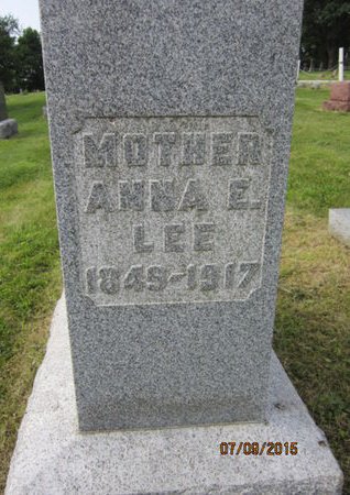 HALL, ANNA E - Dallas County, Iowa | ANNA E HALL 